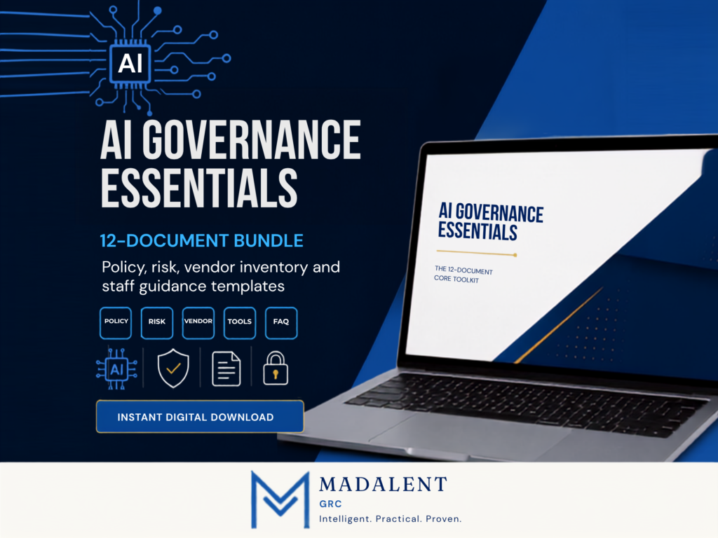 ISO 42001 toolkit Australia document set cover for AI governance compliance