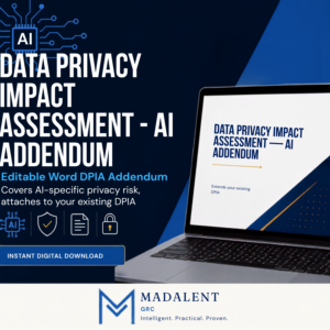 Data Privacy Impact Assessment AI Addendum Word document cover