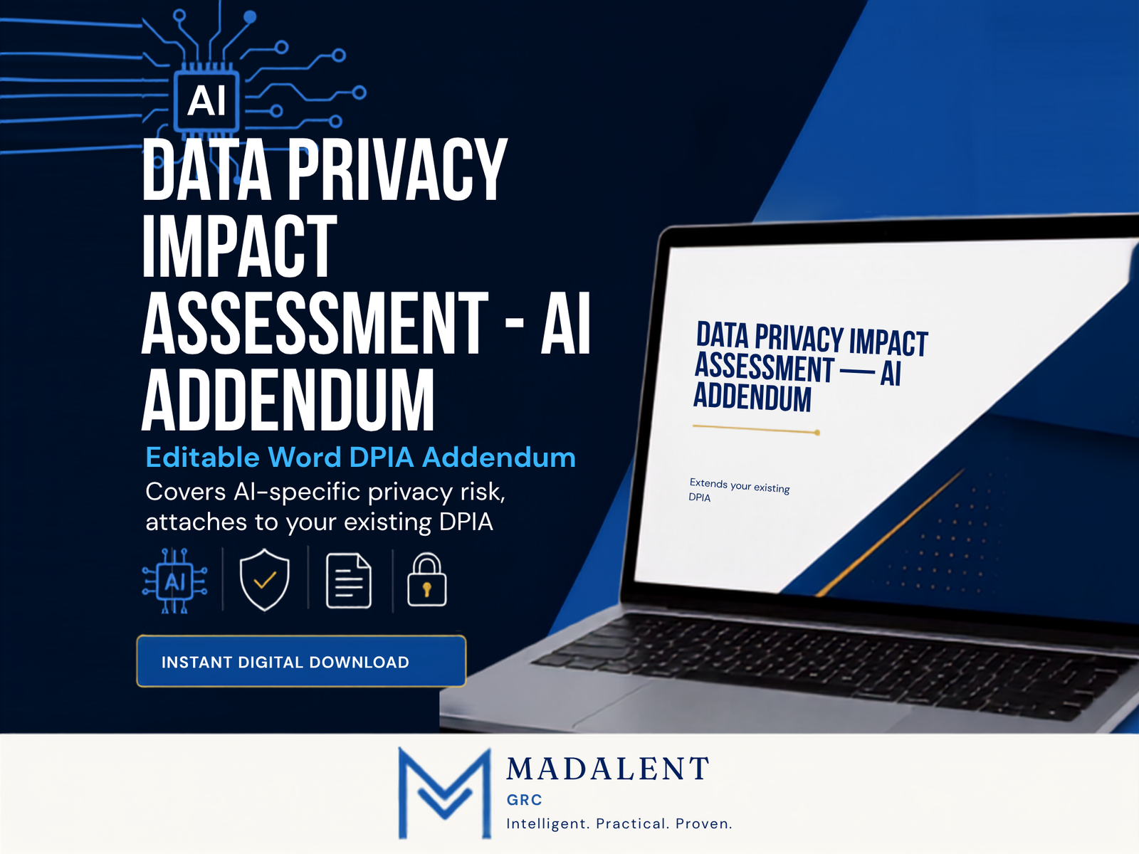 Data Privacy Impact Assessment AI Addendum Word document cover
