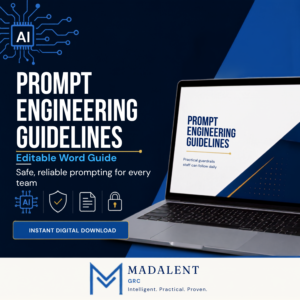 Prompt Engineering Guidelines Word document cover for staff AI prompting standards