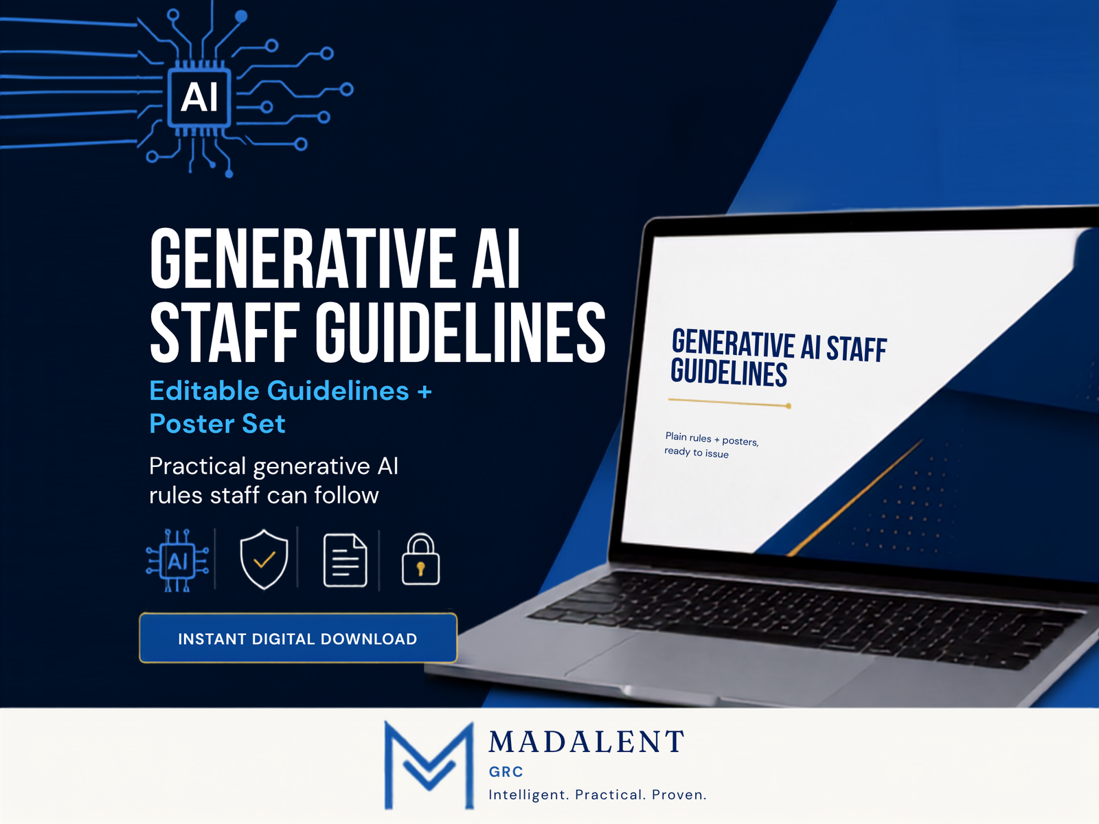 Generative AI Use Policy and Staff Guidelines Word document cover