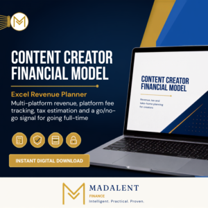 Content Creator Financial Model & Revenue Planner