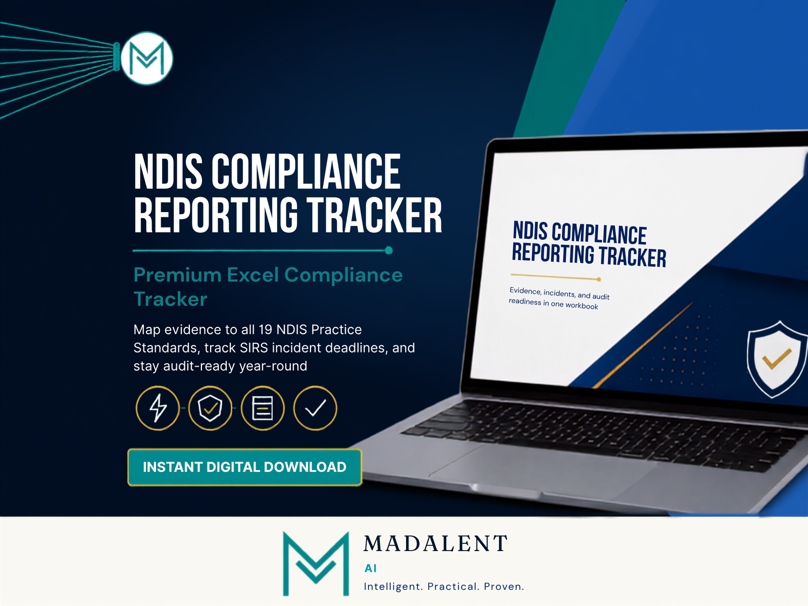 NDIS Compliance Reporting & Audit Evidence Tracker
