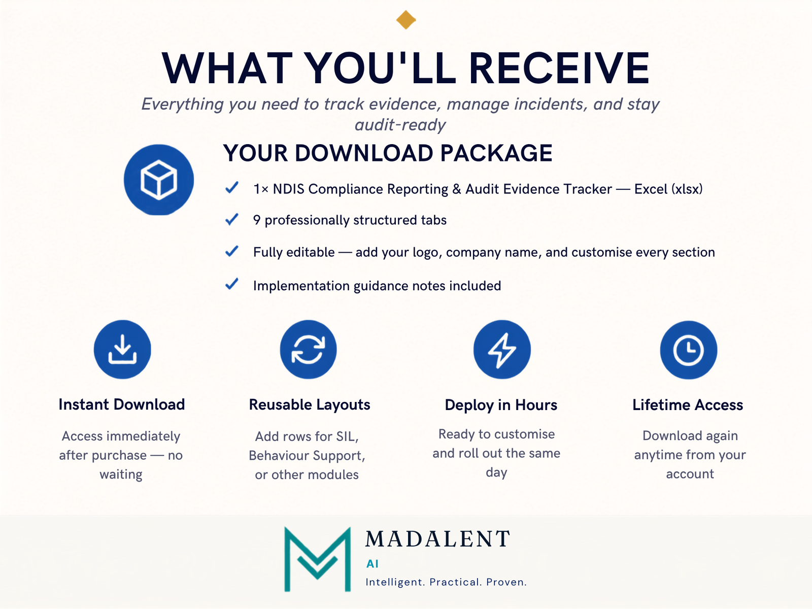 NDIS Compliance Reporting & Audit Evidence Tracker - Image 10