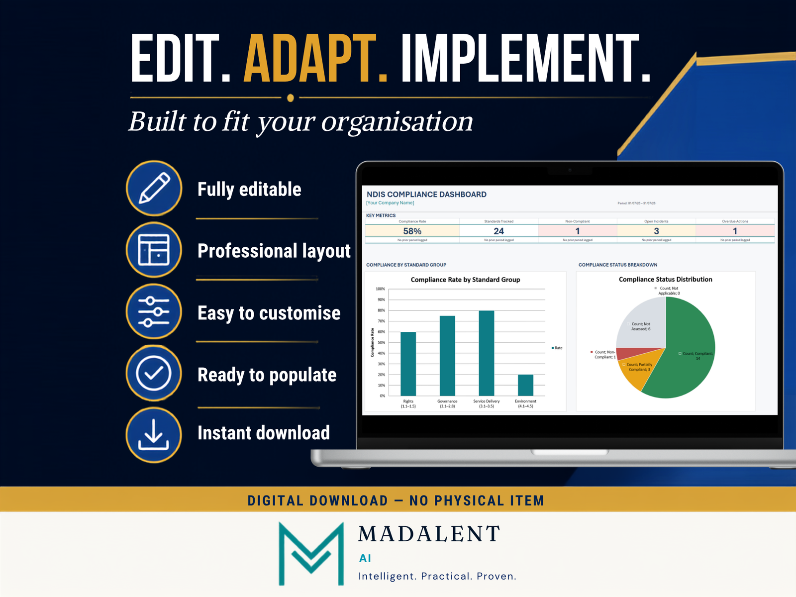 NDIS Compliance Reporting & Audit Evidence Tracker - Image 8