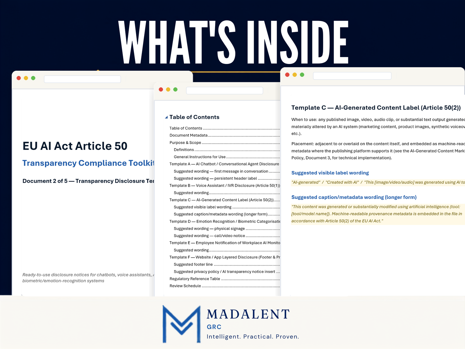 EU AI Act Article 50 Transparency Compliance Toolkit - Image 5
