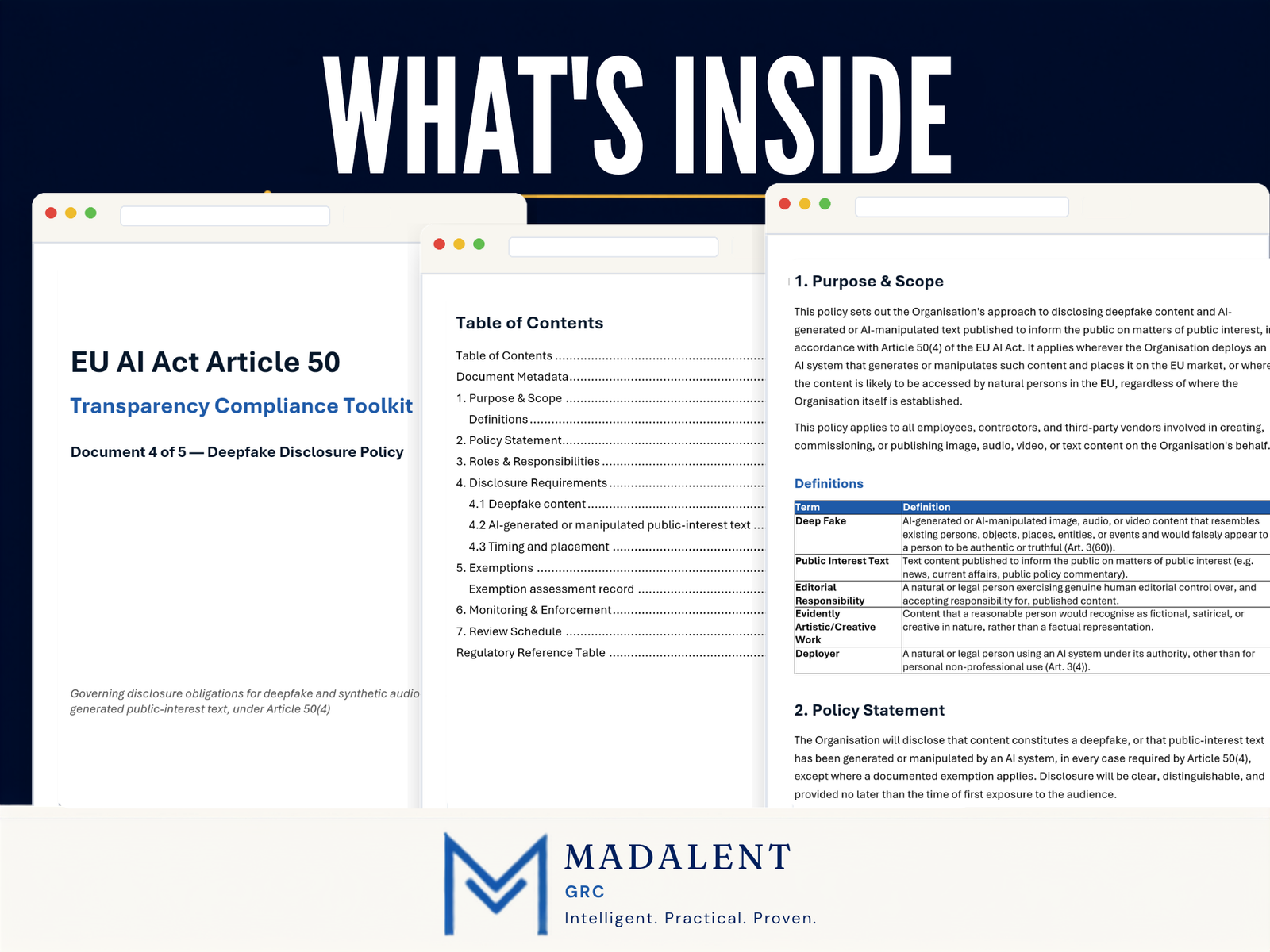 EU AI Act Article 50 Transparency Compliance Toolkit - Image 7